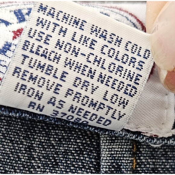 Denim Jean Long Skirt Maxi Carolina Blues Modest Sz 16 Vtg Y2K 90'S - Picture 6 of 6